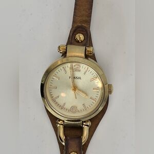 Fossil Georgia Leather Women's Watch
